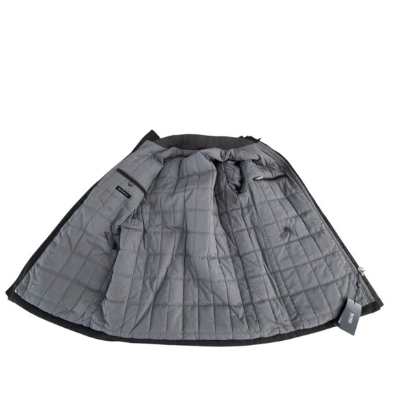 Hugo Boss Men's Dark Green Centin Cotton Quilted Parka, Sizes 40, 38 - Picture 7 of 16